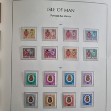 ISLE OF MAN 1975/82 Postage Dues.2 Sets,both MNH