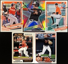 2022 & 2023 Topps Baltimore Orioles Rookie Prospects 5 Card Lot