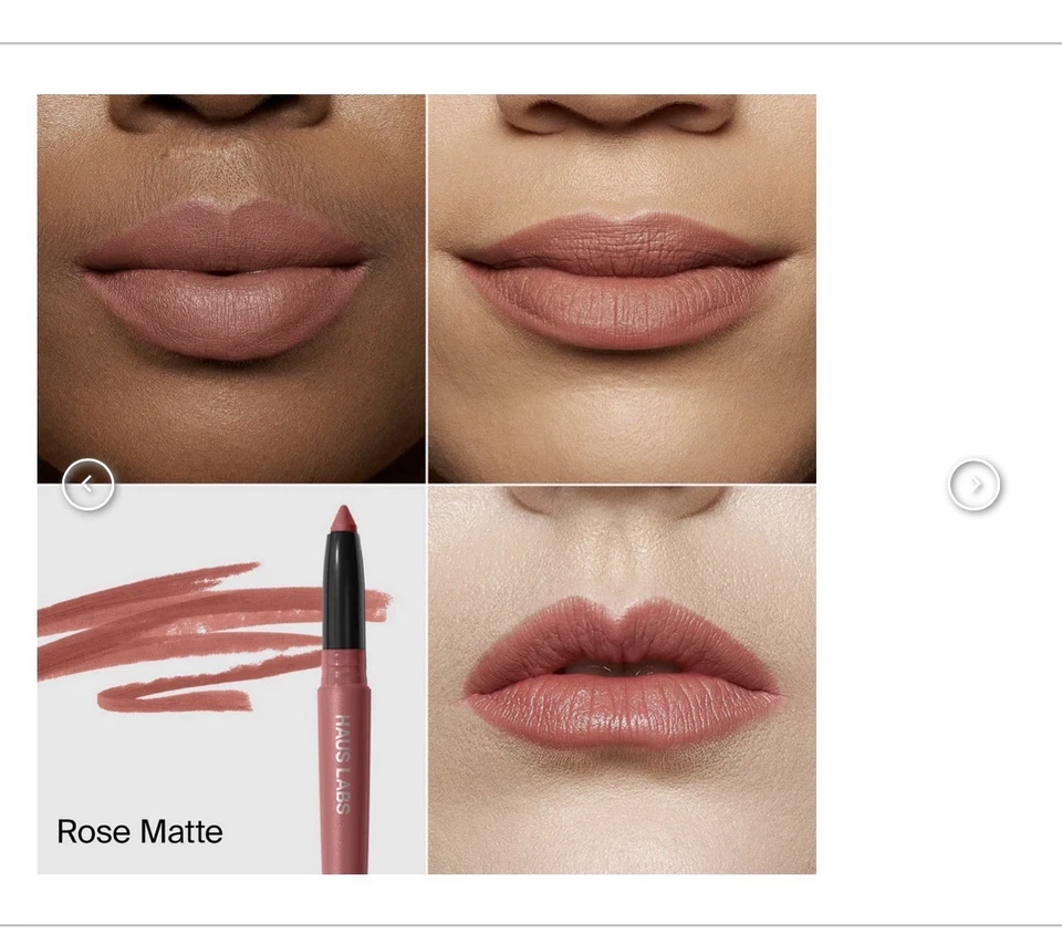 HAUS LABS BY LADY GAGA Le Monster Lip Crayon Rose Matte& Aloe vera Sheet Masque - Image 2 of 3