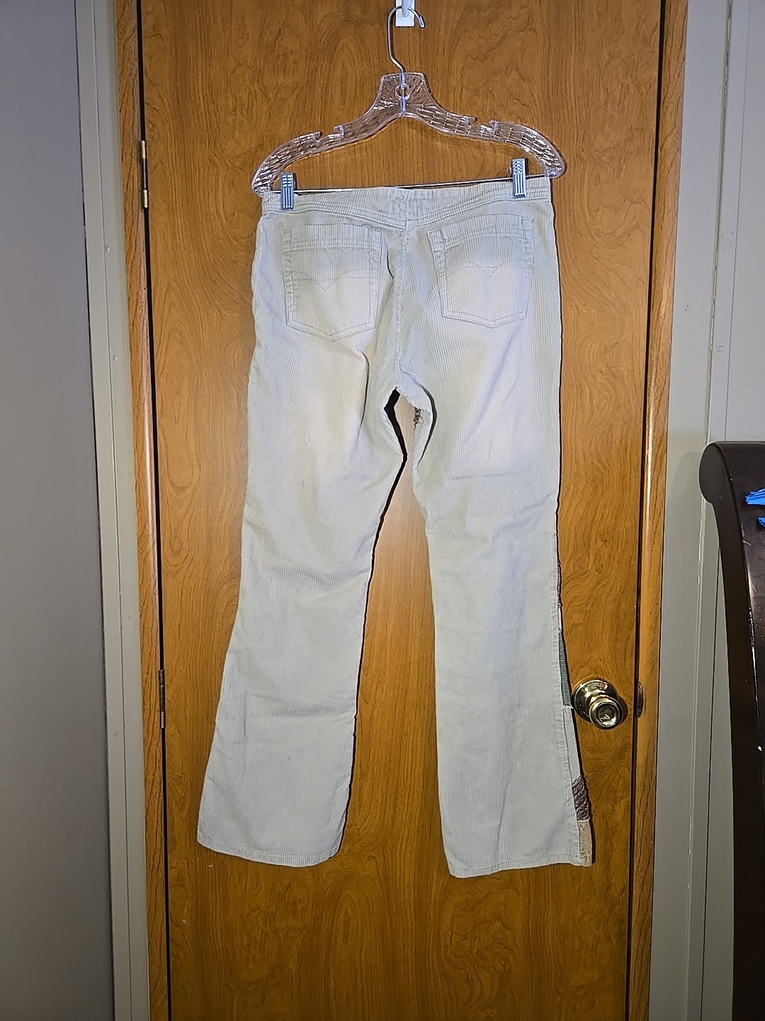 vintage No Boundaries RARE patchwork corduroy pan… - image 2