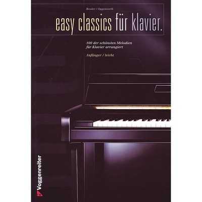 Notenbuch Voggenreiter Easy Classics für Klavier Noten Lehrbuch Buch NEU