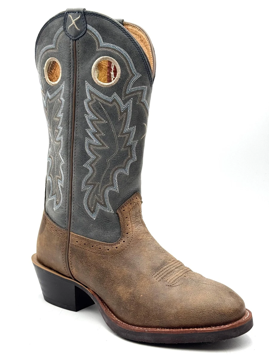 Twisted X Tech X MWT0009 Western Cowboy Boots Leather Embroidered Upper Men 8.5D Twisted x cowboy leather - Gem main image 4