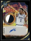 2025-26 Bowman University's Best Game Graphs Caleb Foster Black Auto Relic 04/10