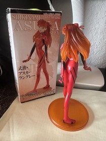Vintage 90s Neon Asuka Langley Soryu Figure Neon Genesis Evangelion SEGA Japan