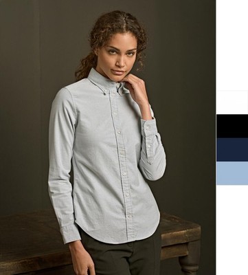 Tee Jays Damen Ladies Perfect Oxford Shirt Hemd Baumwolle Button Down 4001 NEU