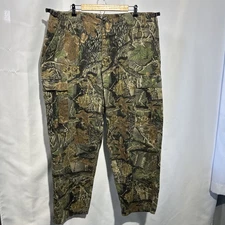 CABELA'S Men's XL Regular Seclusion 3D Camo Hunting Cargo Pants Double Knee