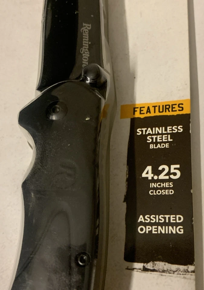 Remington F.A.S.T. Series Small Assisted Opener 4.25” Closed New In Package RARE - Image 3 of 3