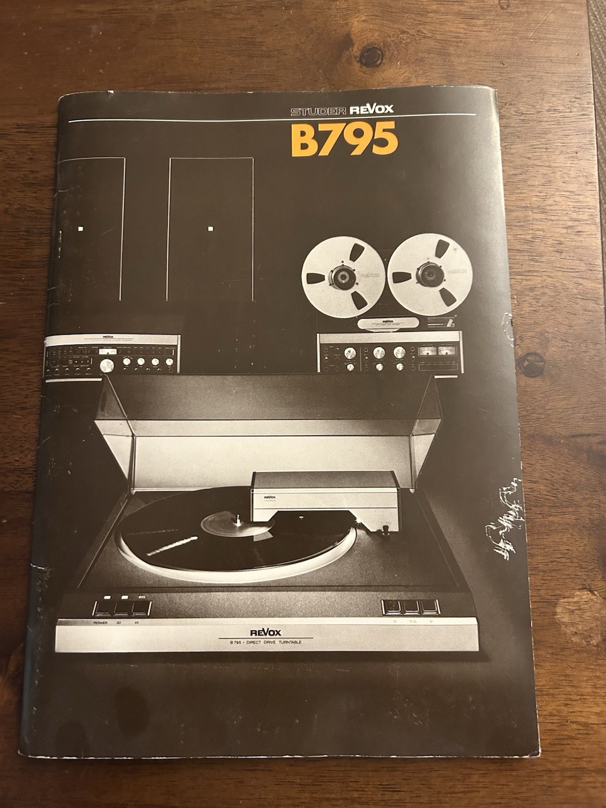 Revox B795 Vintage State Of The Art Tangential Turntable Serviced/Maintain