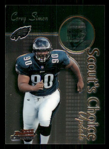 2000 Bowman Chrome Scout's Choice Update #SCU9 Corey Simon - Picture 1 of 2