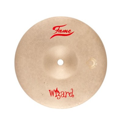 Fame Wizard Thin Splash 8'' Ride Cymbal, B20 Bronze, Vintage Sound, Studio, Bühne