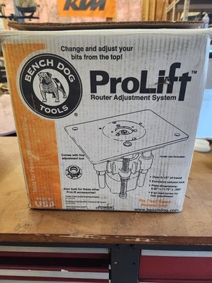 Bench Dog Tools ProLift Metal Router Adjustment System Silver
