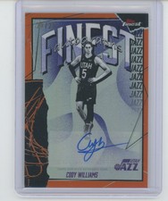 CODY WILLIAMS 2025-26 Topps Finest #FAU-CA ORANGE Autographs Auto SP /25