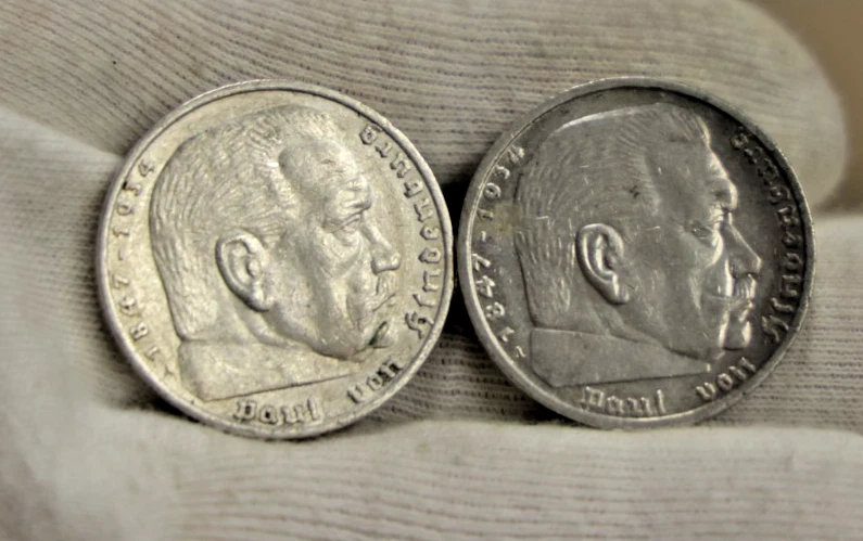 えんがわ1935年 1936年２枚ドイツ第三帝国戦時5マルク 銀貨 1936 Year German Coins for sale | eBay