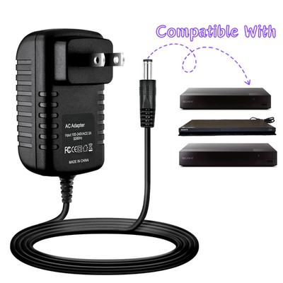 AC Adapter Power Cord for SONY BDP-S1700 BDP-S2700 BDP-S3700 Blu-Ray Disc Player