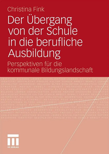 Christina Fink | Der ÜBergang Von Der Schule In Die Berufliche Ausbildung | Buch-image