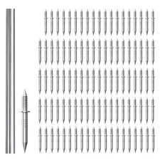 100 Counts Double-Headed Skirting Thread Seamless Nail Non Marking, Seamless Ski