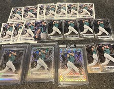 2022 Topps Chrome Cal Raleigh Refractor 20 Card Lot! Rookie Mariners X-Fractor
