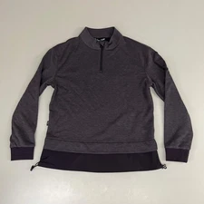 SAMSHIELD Luna Equestrian 1/4 Zip Pullover Women's Sz S Aubergine