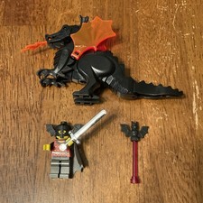 Rare Lego Set 6007 Fright Knights Bat Lord Complete w Dragon & Figure
