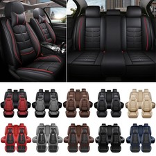 Full Set Faux Leather Seat Covers For Honda Accordciviccr-vclarityinsight
