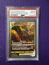 Pokémon Origin Forme Dialga VSTAR GG68 Crown Zenith PSA 10