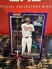 2026 Topps Trevor Larnach #68 - Minnesota Twins Purple Foil Sp # 245/250