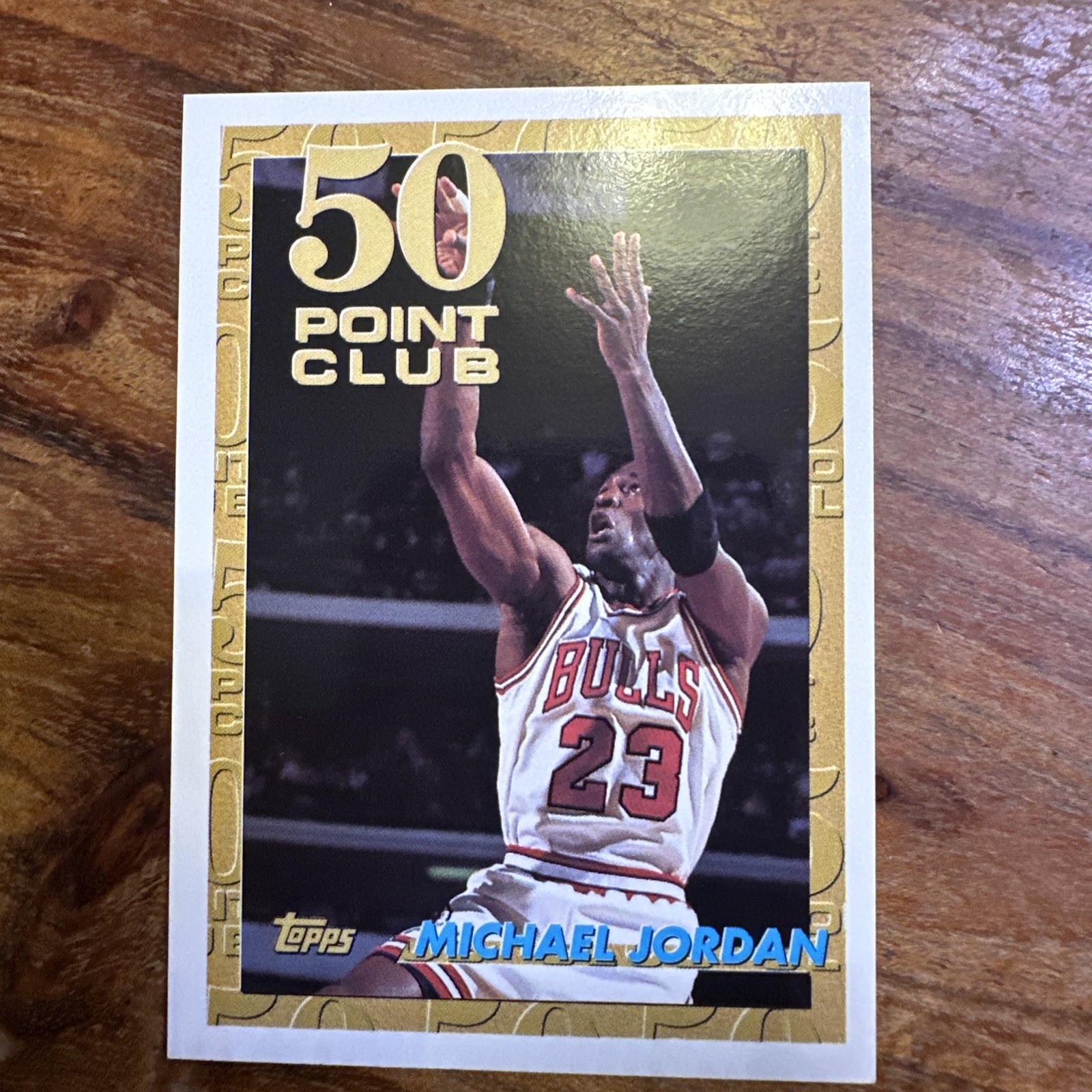 1993-94 Topps Michael Jordan 50 Point Club #64 Chicago Bulls