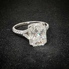 Art Deco Antique 4.10Ct Diamond Vintage Engagement Ring 925 Sterling Silver