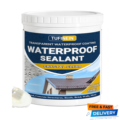 #ad Waterproof Sealant 17.6oz Clear TUFINEIN Transparent Coating Water Based Agent $19.45
