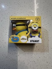 OFFCIAL Mini TUBBZ STUART Cosplaying Duck MINIONS Collectible Vinyl Rubber Duck
