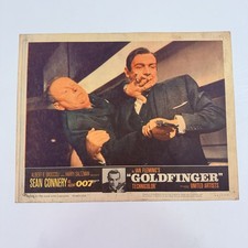 1964 Goldfinger Original 11x14” Lobby Card #5 James Bond Sean Connery 007
