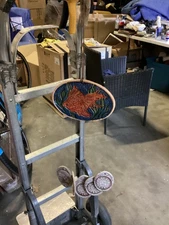 Stunning Fish Koi and Sun Face Ceramic Wind Chimes