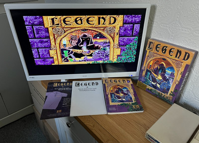 Amiga Mindscape Legend Spiel - selten verpackt & funktionsfähig - ️Retro Geschenkidee ️