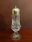 Vintage Original Waterford Lismore Sugar Shaker Muffineer Crystal with Lid