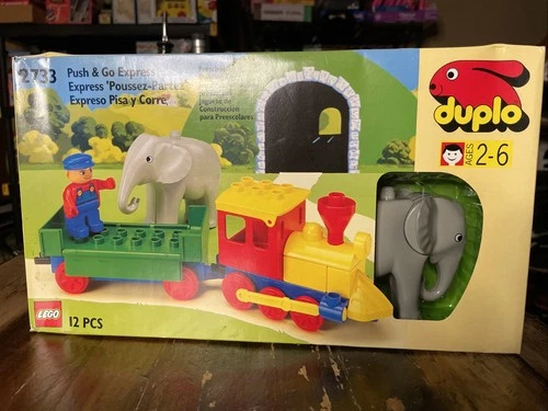 LEGO 2733 - DUPLO: Train: Push-Along Play Train - 1993 w/ Original Box