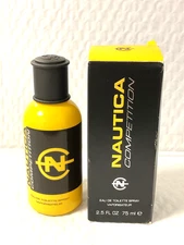 Nautica Compettion EDT 2.5oz/ 75 ml spray for men Box has dents Free Shipping