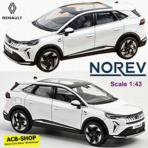 Renault Symbioz 2024 Suv Kombi Perlmutt-Weiss Blanc Nacré 1:43 Norev 517758-image