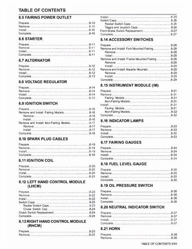 Printed Service Repair Shop Manual 2022 Harley Davidson FLTRXST Road Glide ST - Picture 14 of 20
