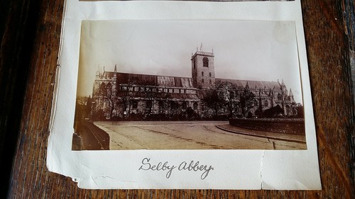 1880'S ANTIQUE PHOTOGRAPH - YORK THE GUILD HALL & SELBY ABBEY - JAMES VALENTINE - Picture 5 of 6