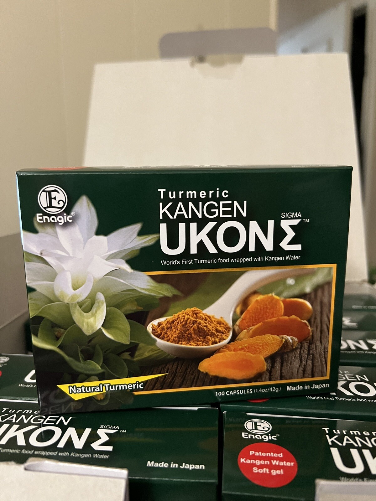 Kangen Ukon Turmeric by ENAGIC 100 Organic Multivitamins Vegeterian Capsules eBay