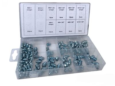 Tekleon 60 Pezzi Set Di Ingrassatori, Grasso Raccordo Assortiento - Foto 8