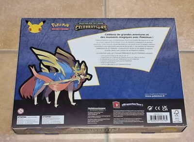 Coffret Pokémon Célébrations 25 Ans ZACIAN Deluxe Pin's version FR Scéllé Neuf 820650553165 Coffret Pokémon Célébrations 25 Ans ZACIAN Deluxe Pin's version FR Scéllé Neuf 820650553165