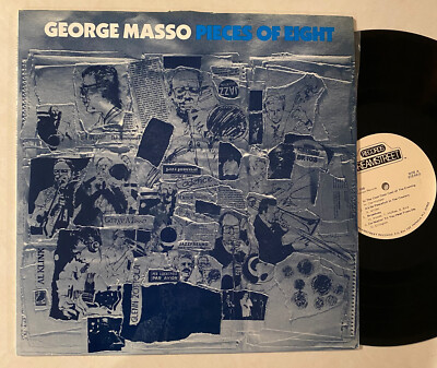 GEORGE MASSO Pieces of 8 Bobby Rosengarden Bucky Pizzarelli SIGNED autographs LP