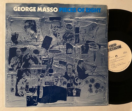 GEORGE MASSO Pieces of 8 Bobby Rosengarden Bucky Pizzarelli SIGNED autographs LP - Bild 1 von 4