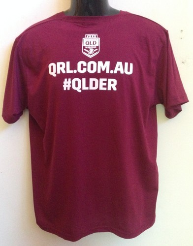 QLD STATE OF ORIGIN MAROONS PACK - T-SHIRT Size Lg, Beanie, Wig, Wristband, DVD - Picture 3 of 8