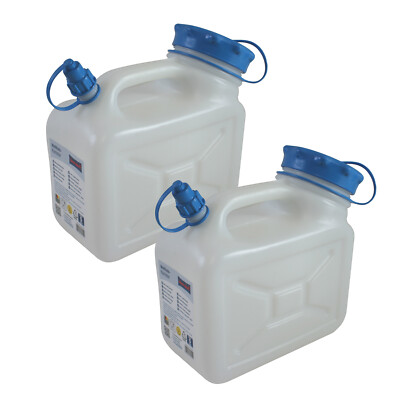 2x Weithals-Kanister 6 Liter PRO 2er Set Lebensmittelkanister Wasserkanister 6 L