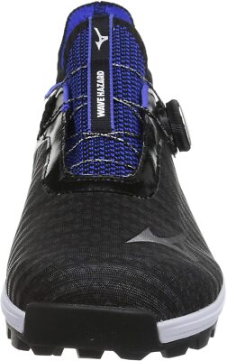シューズ MIZUNO - WAVE HAZARD BOA 51GM2170 09 BK/HBL 29.0 MIZUNO Golf Shoes WAVE HAZARD BOA WIDE 51GM2170 Black Blue US8
