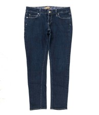 Paige Premium Denim Skinny Stretch Jeans Dark Blue Woman  s Size 27 Made In USA
