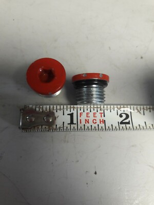 11 ~ Allen Head 1/2'' Key Plug with Rubber Seal for Hydraulic Applications