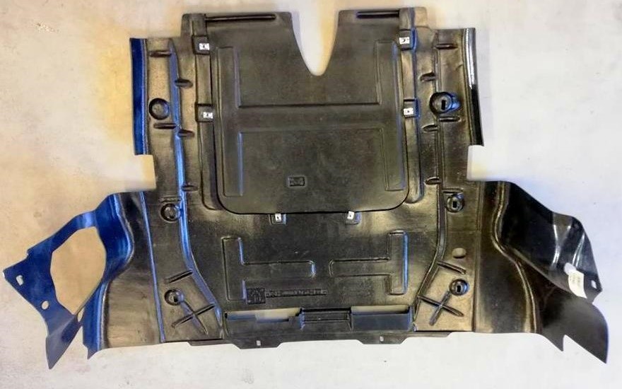 Plaque cache protection sous moteur Opel Zafira B 2005-2012 polyéthylène noir